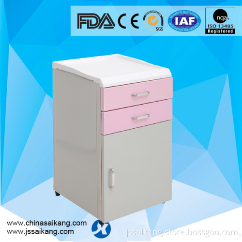 Powder Coated Steel Bedside Cabinet with ABS Top